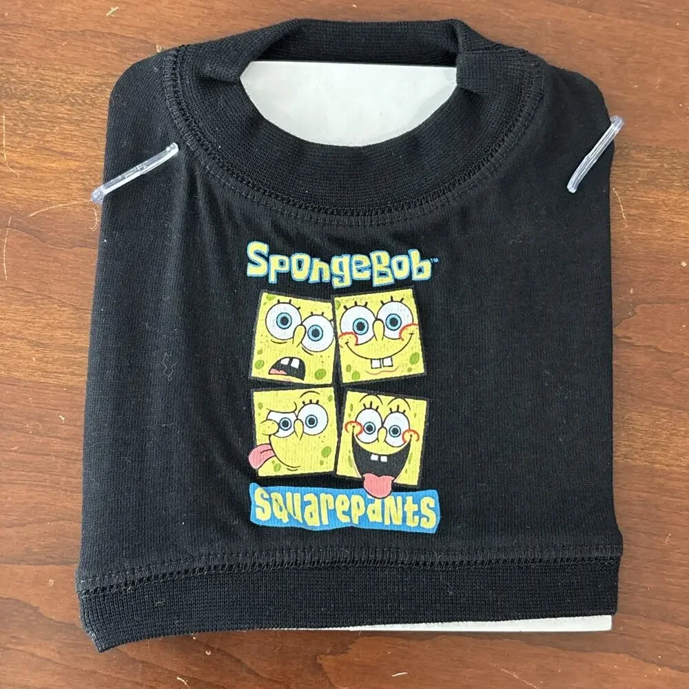 nickelodeon spongebob squarepants Pet Tee Shirt Vintage 2004 Size XS 6-9”